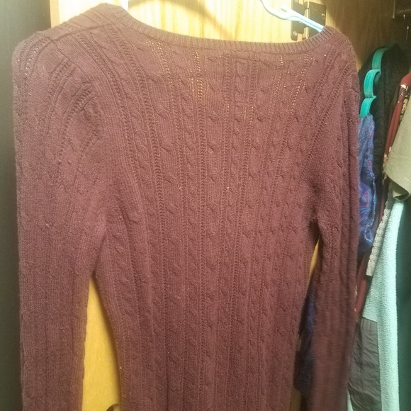 (2 for $20) American Eagle Outfitters Purple Sweater - Picture 3 of 5